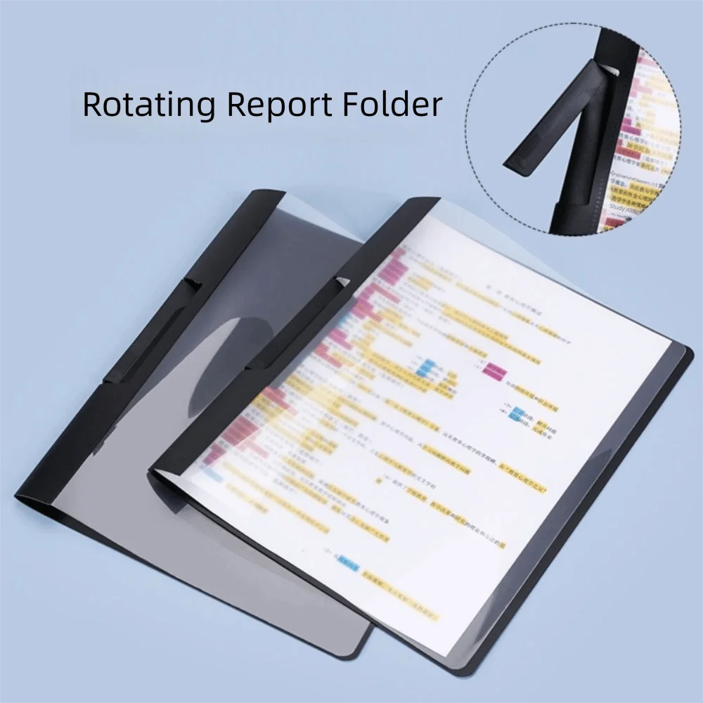 

6Pccs/Set Waterproof Pull Rod Folder A4 To A5 Versatile Folding Board Folder Organize Artifacts Exam Paper Storage Clip