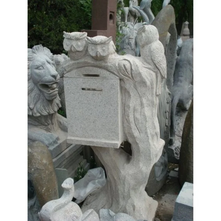 

Stone mailbox and letterbox designs or outdoor decoration