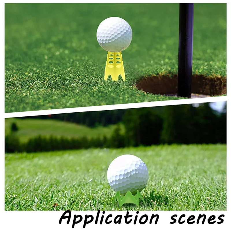 A35F New Golf Simulator Tees,72 Pcs Indoor Golf Tees Golf Mat Tees Plastic Golf Tees Practice Golf Tees,Tall + Short