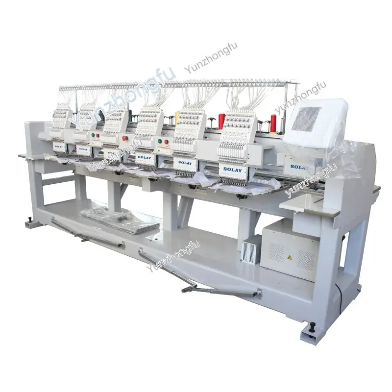 4-Head 6-Head Multi-Head Computer Automatic Embroidery Machine Commercial Industrial   Flat Cap