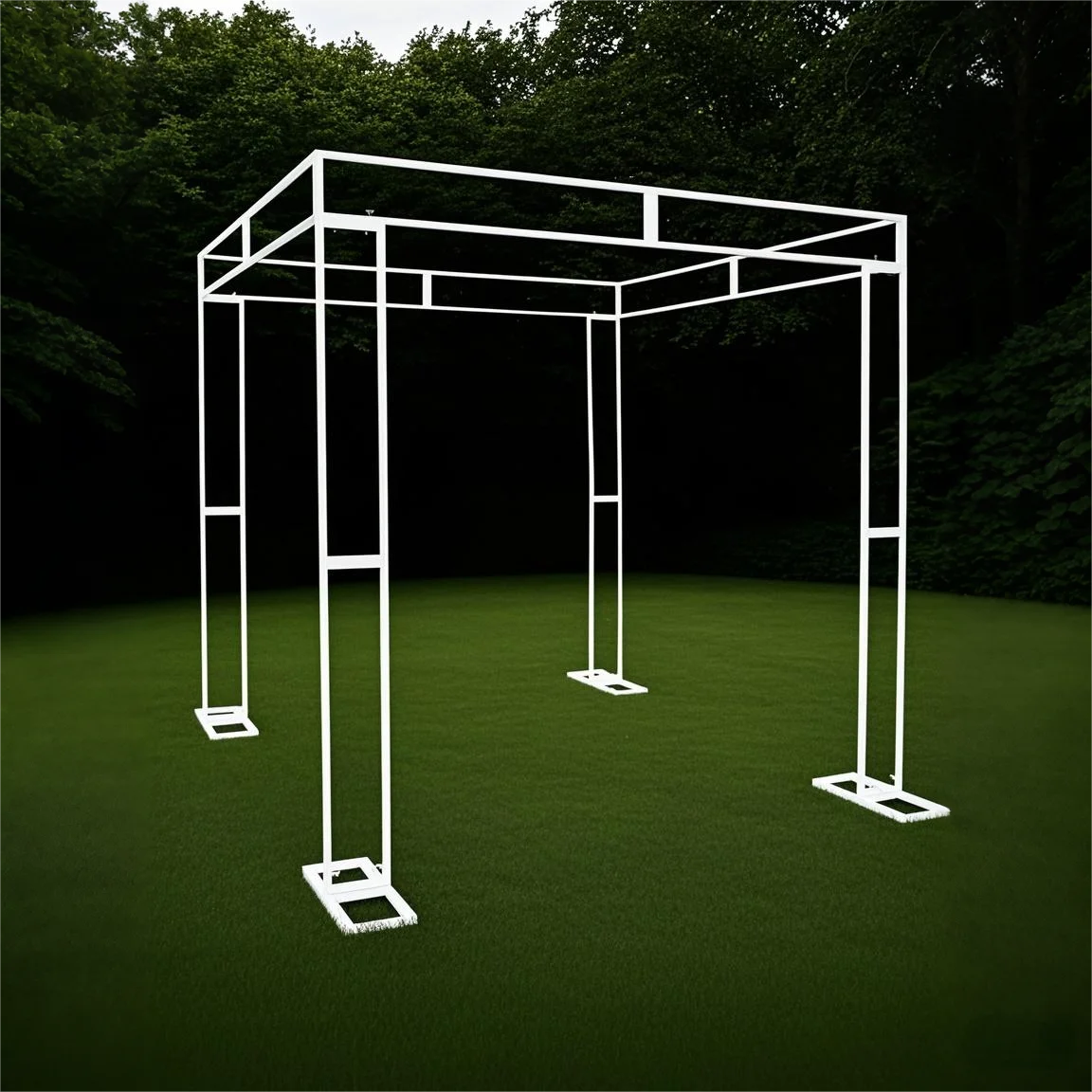 

Wedding Arch Stand - Heavy-Duty Rustproof Metal Backdrop for Outdoor Weddings, Christmas Parties Balloon Stage