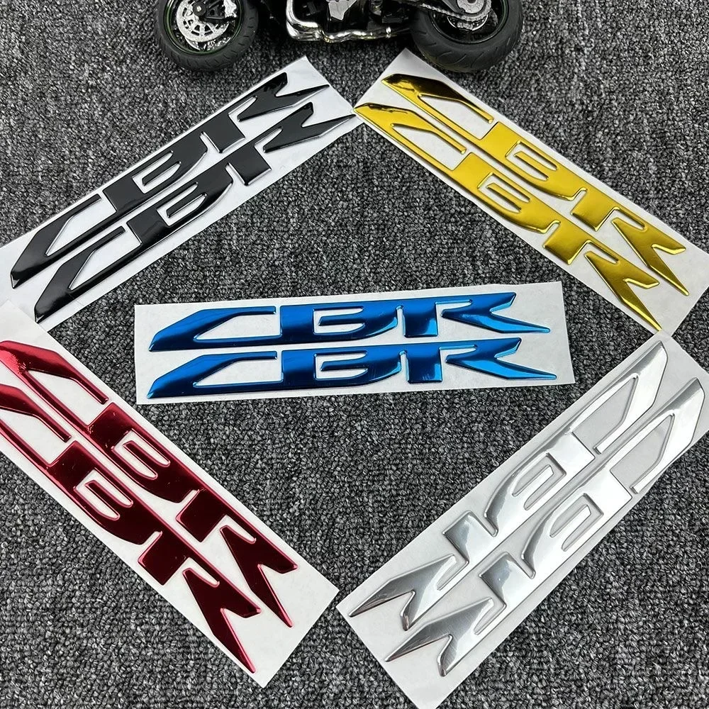 Adesivos CBR para corpo esquerdo e direito para Honda CBR 3D logotipo tridimensional adesivos de carro 400R 500R 650R adesivos à prova d'água