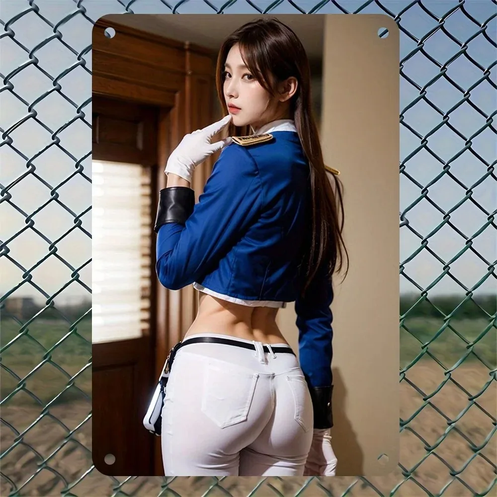 

Vintage Tin Sign Metal Wall Decor Retro 8x12 Inch Plaque Pre-Drilled Holes