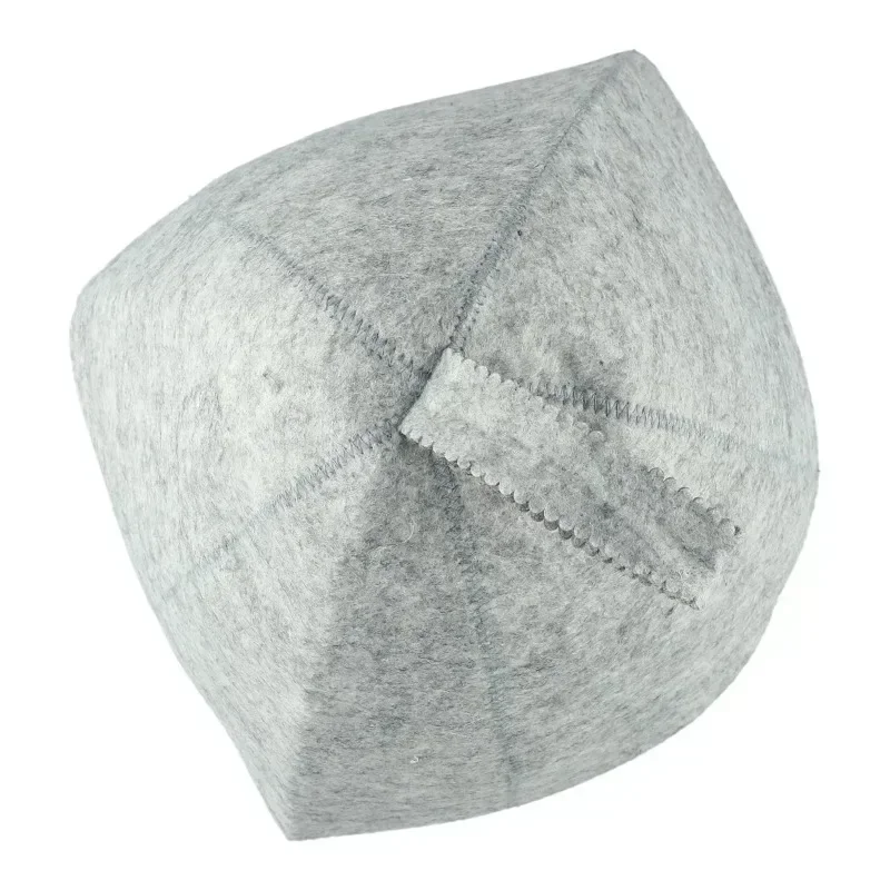 Useful Durable New Quickly Sauna Hat Thicken Cap Wool Felt 1Pc 25x23 Cm / 10x9.2 Inch Lightweight Protect Hair