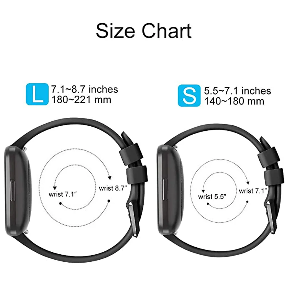 3PCS Weiche Silikon Armband Für Fitbit Versa 2 Band Armband Sport Armband Für Fitbit Versa Lite Armband Für fitbit Versa