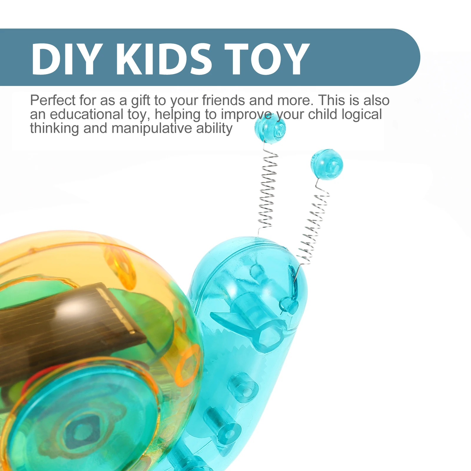 

Solar Snail Science Experiment Toys Kit for Kids Powered Outdoor Assembled Building