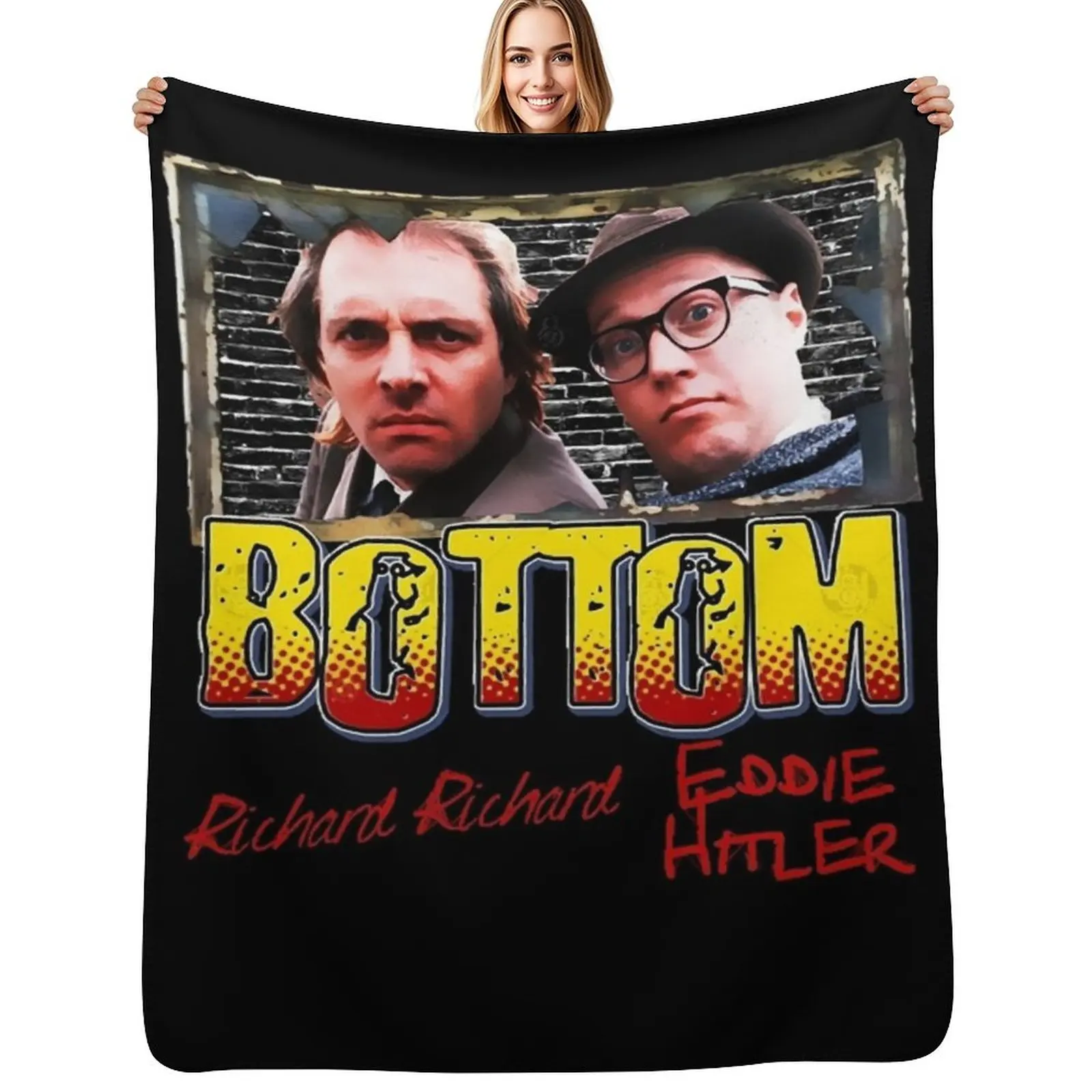 

Bottom - Richie And Eddy Design Throw Blanket Air Conditioner Soft Blanket for Office Home