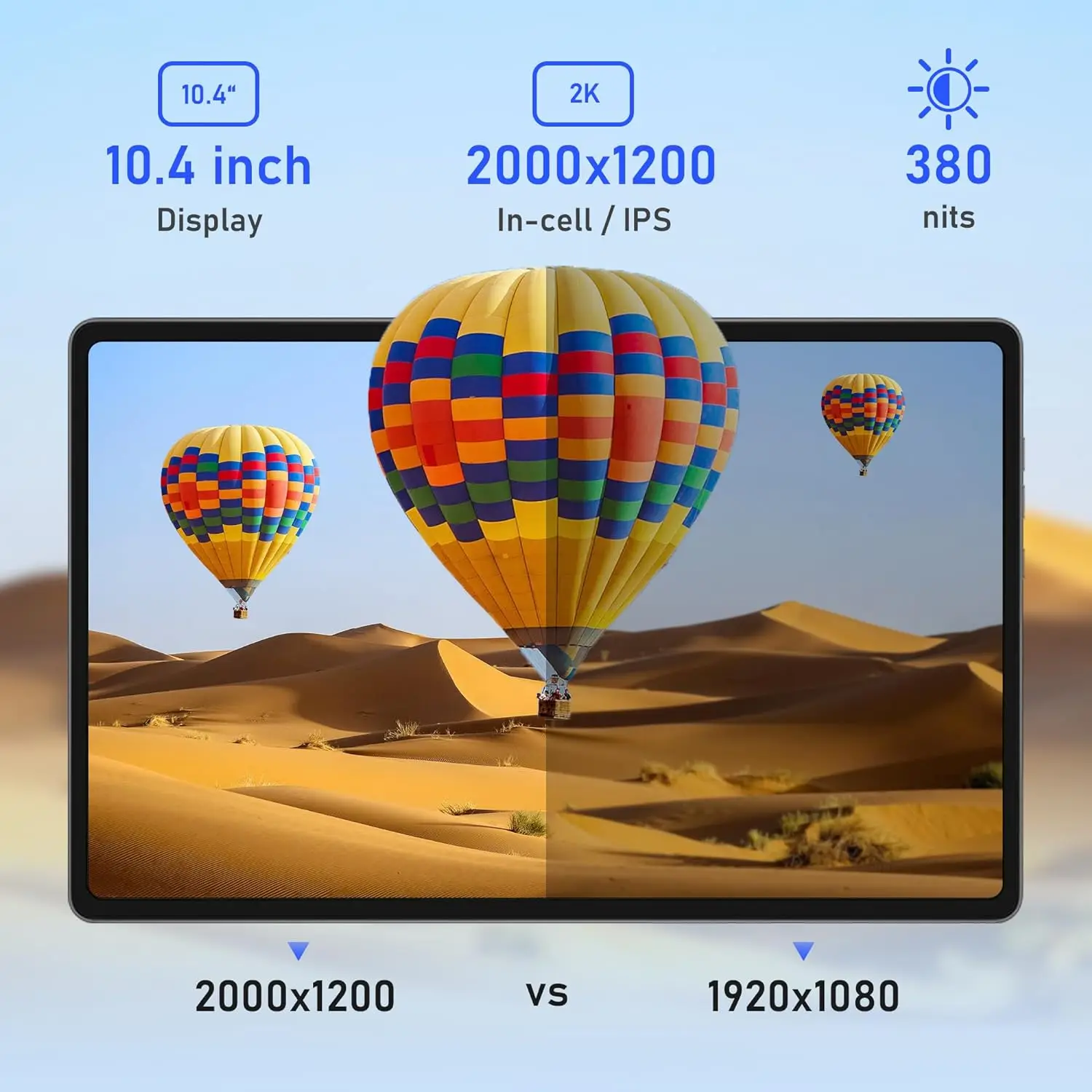 Новейший 10,4-дюймовый планшет 2K Android 13 2000x1200, 16 ГБ ОЗУ, 256 ГБ ПЗУ T616, восьмиядерная сеть 4G, 2,4G/5G, Wi-Fi Type-C, 8000 мАч + 7 кутов