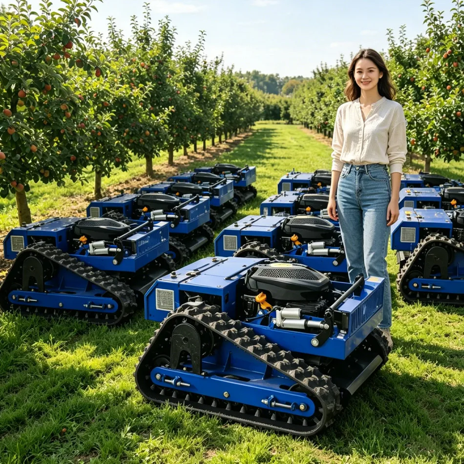 Op maat gemaakte grasmaaier, op afstand bestuurbare boomgaard-onkruidmachine, grasverwijdering, onkruidbestrijding, snoeien, tuinonkruidmachine
