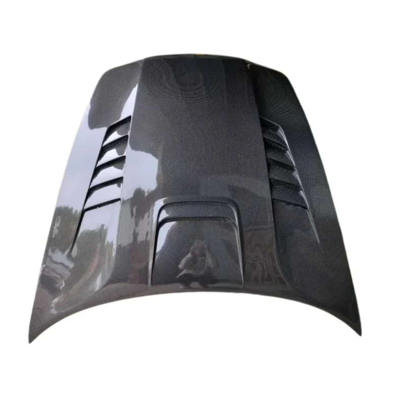 Carbon Fiber Front Engine Cover 970 Black Including Fastening Screws Screw-On Type Mounting Structure