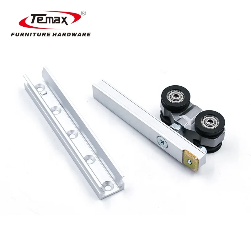 STLF  M71G Hight Quality Double Soft Closing Hanging Wheel Sliding Door Rollers for Pocket Door