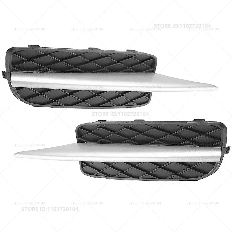 For 2007-2010 BMW X5 (E70) Front Bumper Lower Grille Cover Molding Trim 51117159593 51117159594