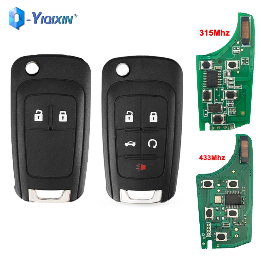 

YIQIXIN 315/433Mhz For Chevrolet Cruze Epica Lova Camaro Impala Malibu Aveo Spark Sail Orlando Sonic Folding Smart Car Key ID46