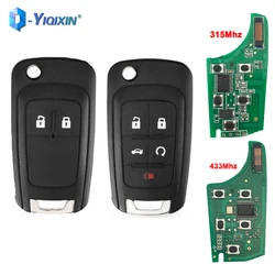 YIQIXIN 315/433Mhz For Chevrolet Cruze Epica Lova Camaro Impala Malibu Aveo Spark Sail Orlando Sonic Folding Smart Car Key ID46