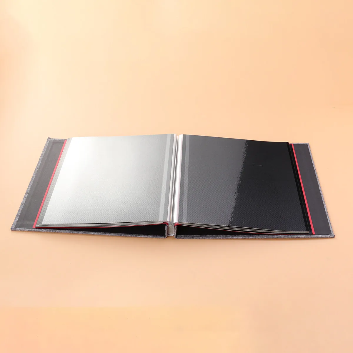Creative DIY Photo Album 16-Inch Felt Self-Adhesive Scrapbook Vintage Style Wedding Anniversary Travel Photo Album Book