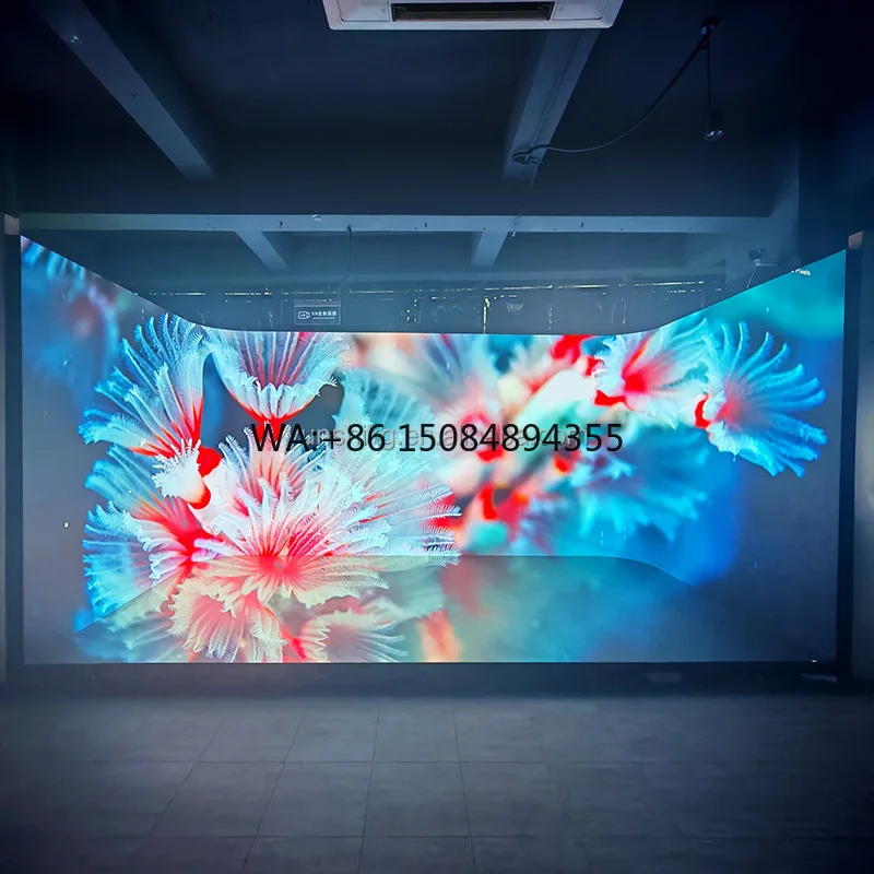 

HD Full-Color LED Display Screen Immersive 3D Virtual Production Studio Stage for VR/VP/XR/VFX Filming Shopping Mall Education