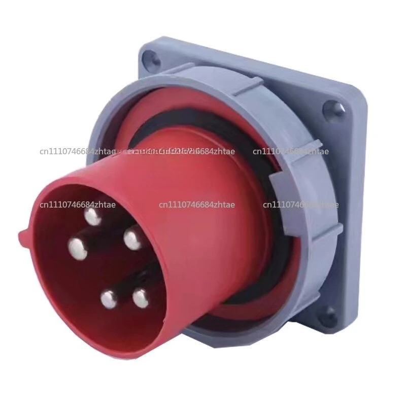 Power Supply Through Box Connector 63A5P Industrial Waterproof Plug 63A5 Core Plug Accessories