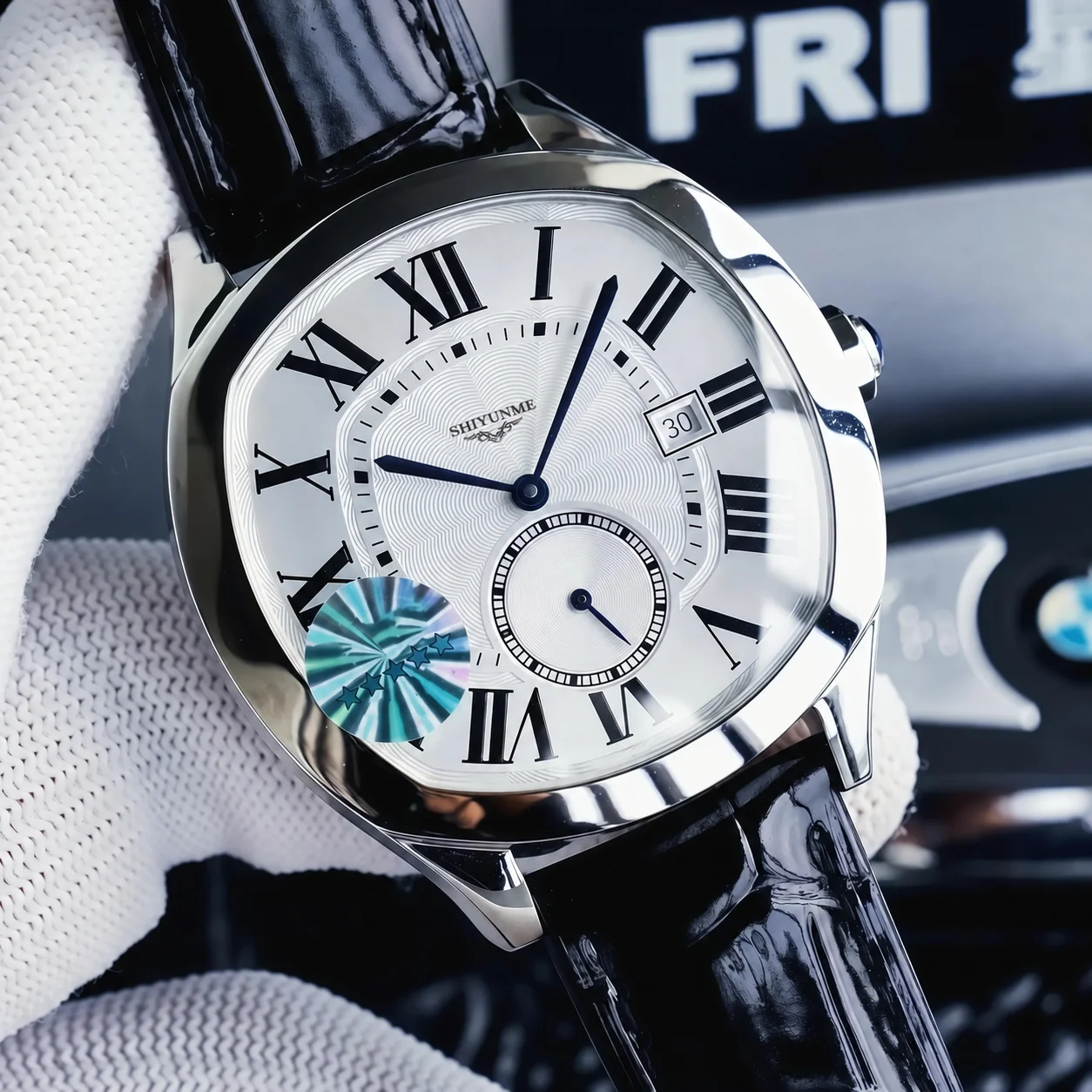 41.5MM Unisex Automatic Mechanical Sports Watch, Full-Featured, World Time, 904L Stainless Steel