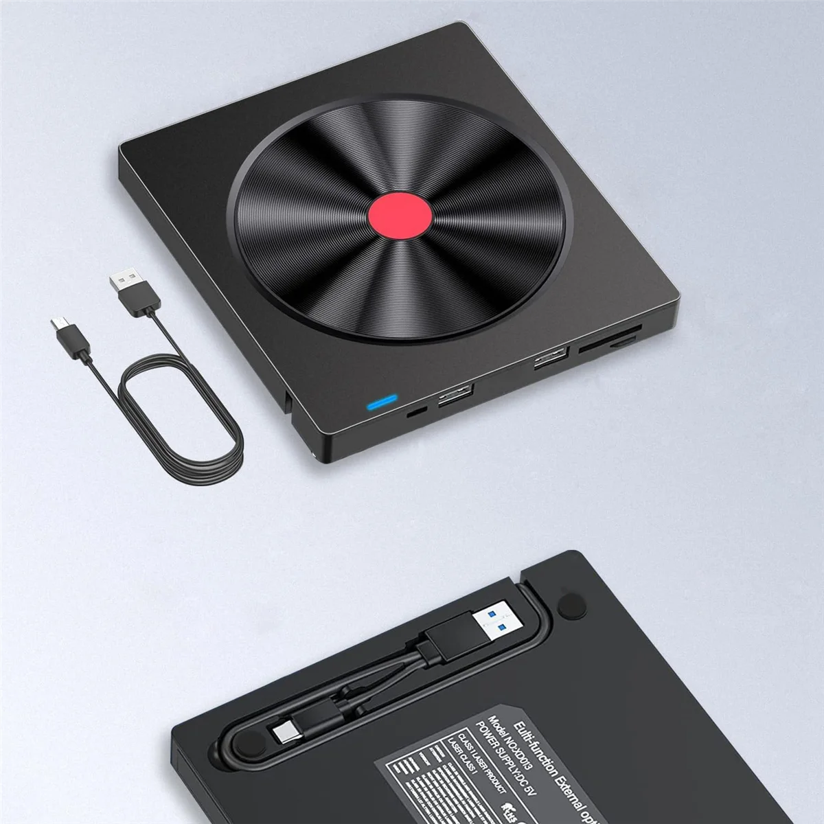 External Optical Drive Laptop CD Burner USB Movie Disk DVD Player Readable Memory Card Multifunction Drive