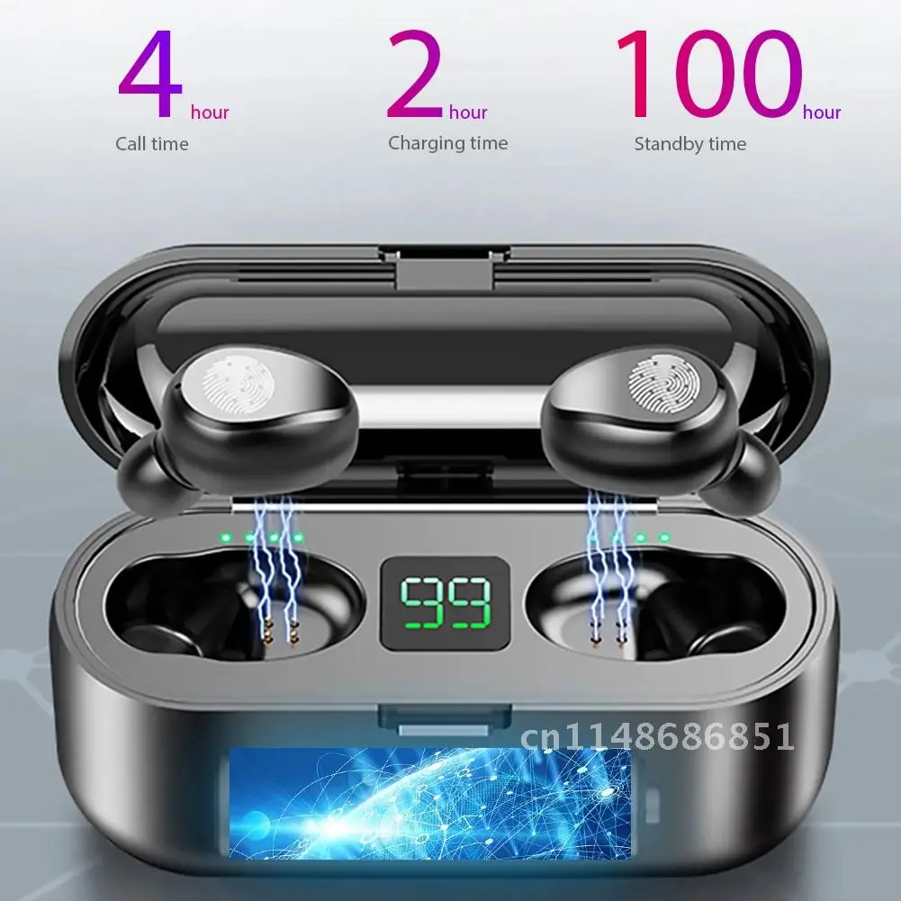 Wireless Bluetooth-Compatible Headset Mini Earphones In Ear 5.0 Earbuds Wireless Headphone Headsets