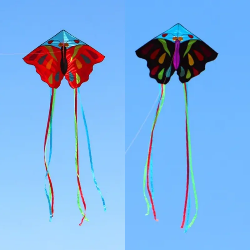 

free shipping 5pcs butterfly kites for adults kites reel large kites factory cerf volant butterfly wings garden games for child