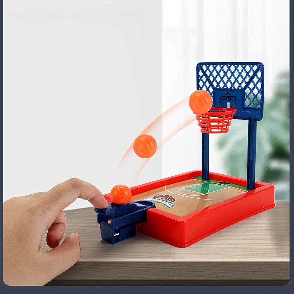 

Mini Desktop Tabletop Portable Travel Or Office Game Set for Indoor Or Outdoor. Fun Sports Novelty Toy Or Gift Basketball Game