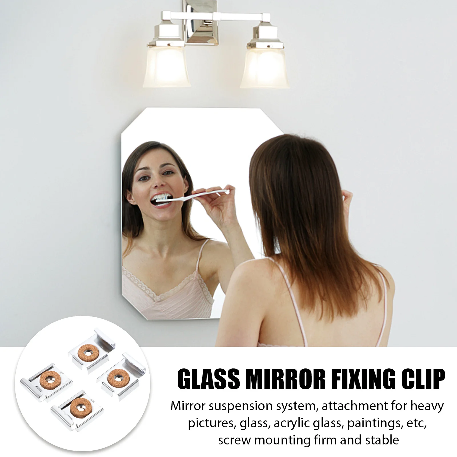 

Holder For Home Clamps Iron Rustproof Waterproof Fixing Clips For Shelf Panel Cabinet Wine Holder Brackets