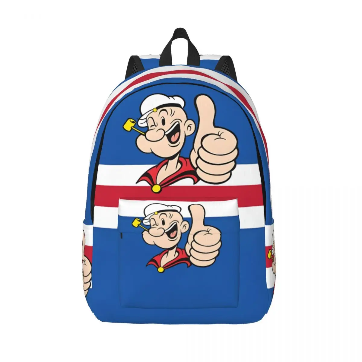 

Outdoor Happy Zipper Closure Light P-Popeyes Handbag Teen Girl Boy Men Women Adult Laptop Bag Birthday Gift