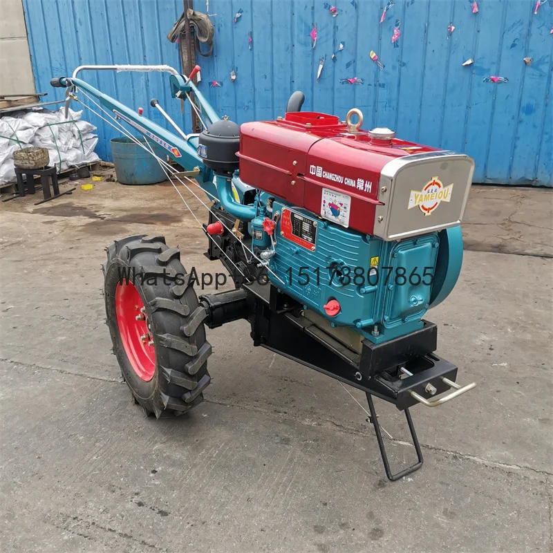 

Farm Multipurpose Hand Walking 2 Wheels Tractors Hand Held Walking Tractor