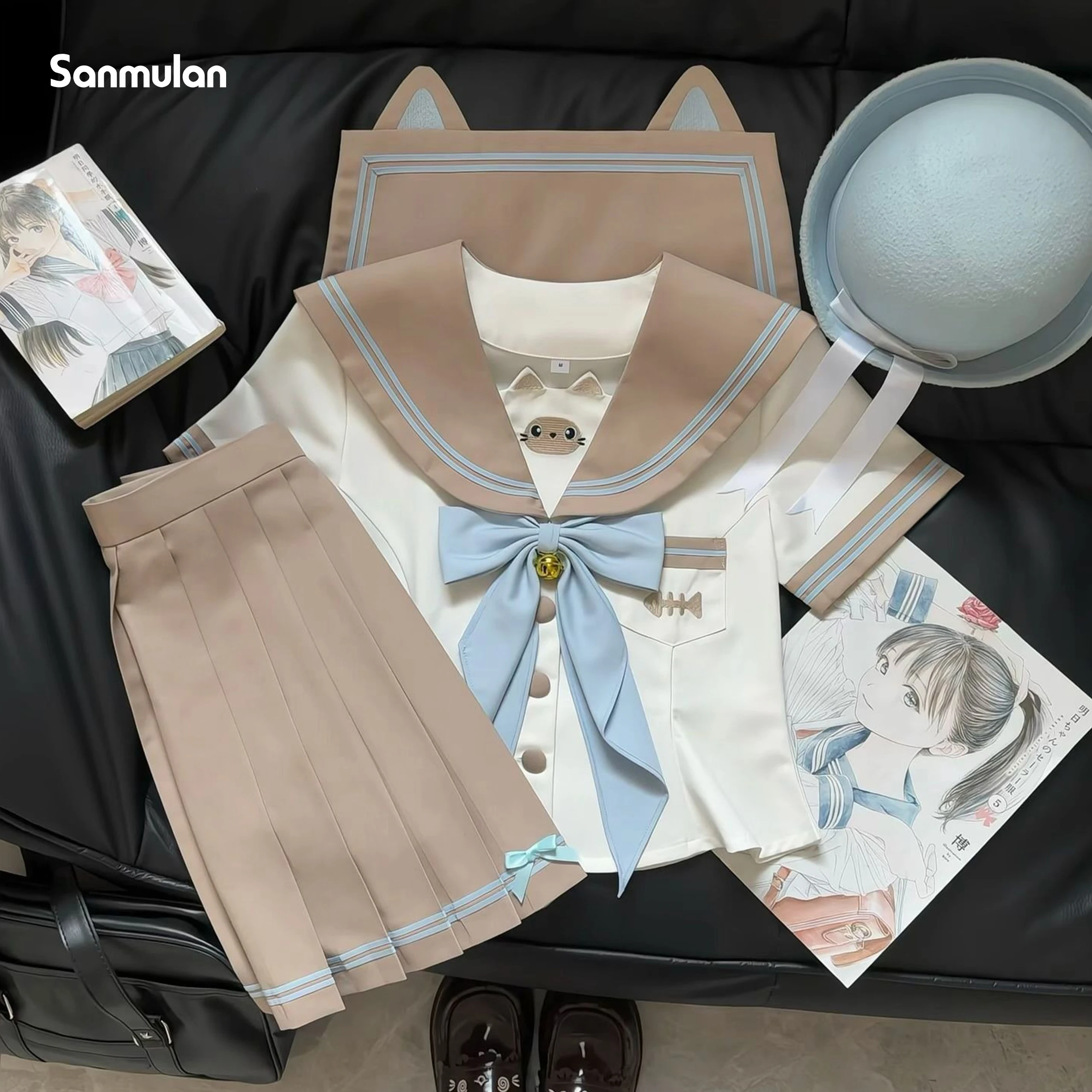 2026-summer-light-brown-authentic-sailor-suit-jk-uniform-cute-school-style-japanese-school-uniform-set-for-female-students