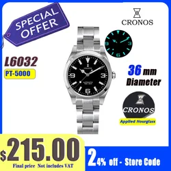 Cronos Luxus Herren uhren 36mm erkunden Kletter serie Mode Paare Sport uhr Unisex automatische mechanische Uhr 10bar