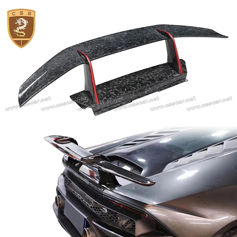

For Huracan/lp580/lp610/lp640/EVO upgrade Perform Style Forged Dry Carbon Fiber Rear Truck Wing Spolier Wing Racing Lid Car Kits