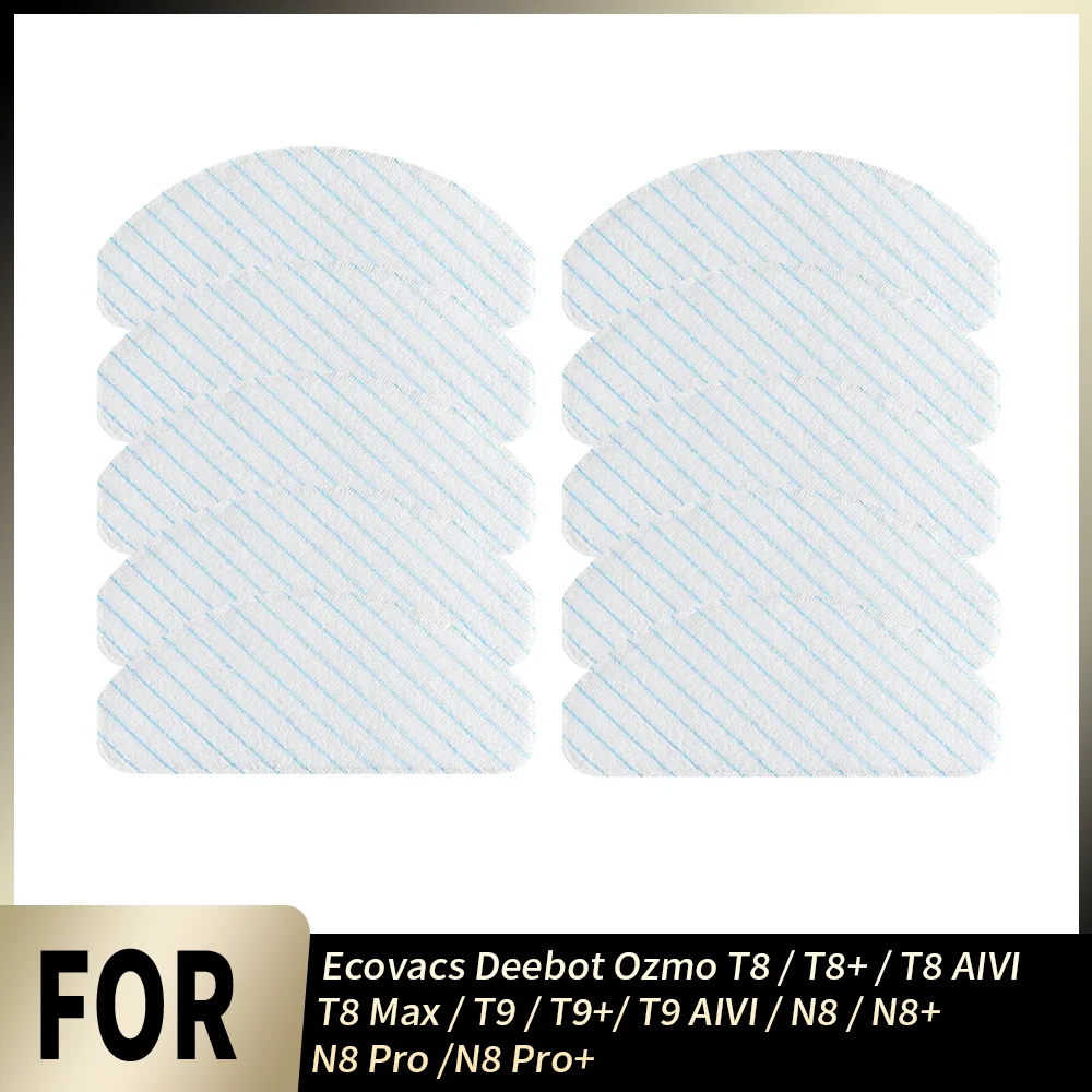 

For Ecovacs Deebot Ozmo T8 T8+ T8 AIVI T8 Max T9 T9+ T9 AIVI N8 N8+ N8 Pro N8 Pro+ Disposable Strong Mop Cloth High Adsorption