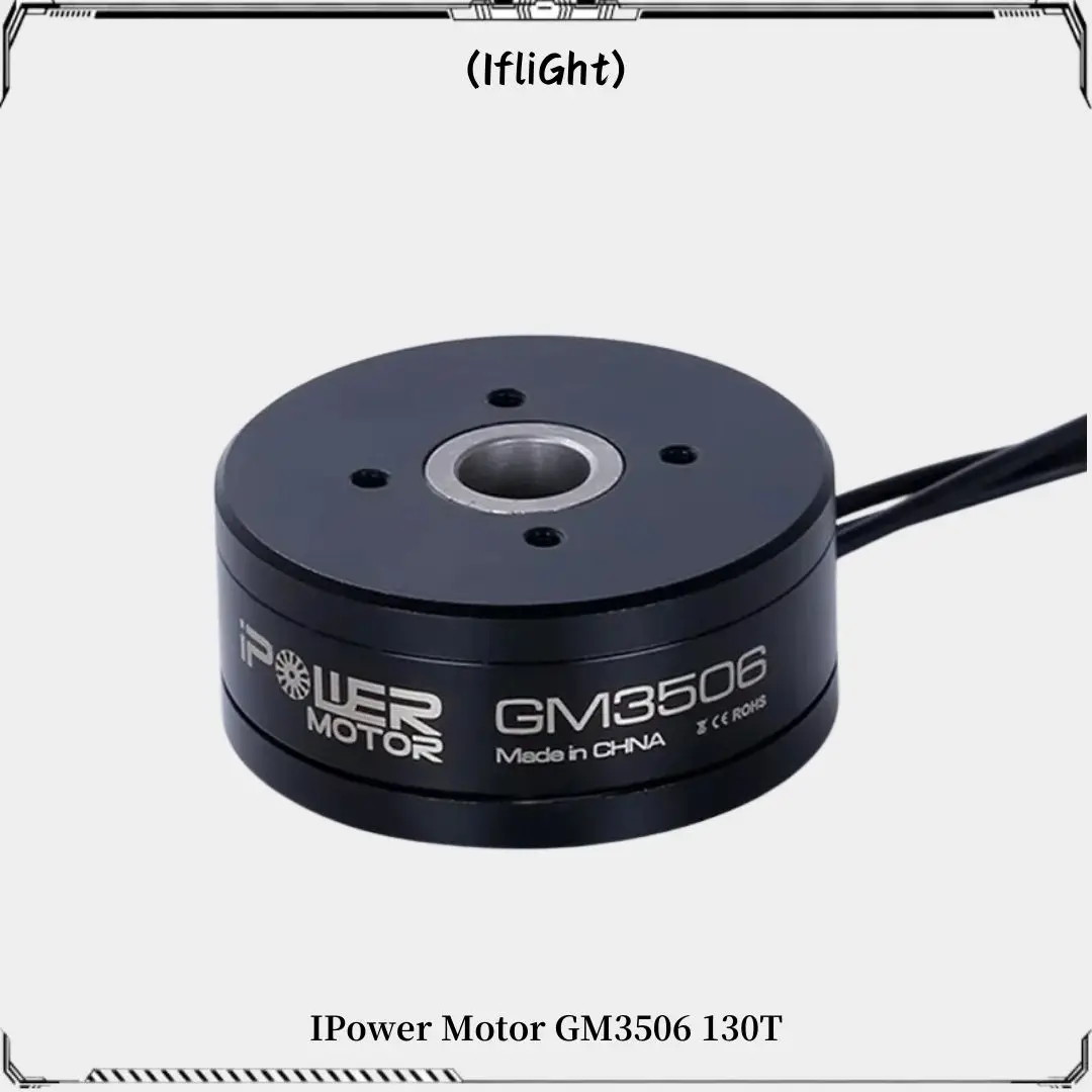 IFlight IPower Motor GM3506 130T With AS5048A Encoder 3506 Hollow shaft Brushless Gimbal Motor for SLR Camera Stabilization