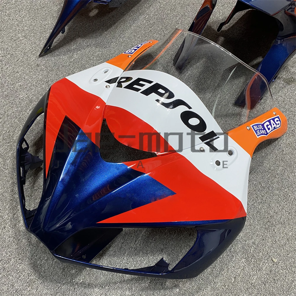 For CBR1000RR 2006-2007 CBR1000 2006 2007 Motorcycle Bodywork Set High Quality Injection ABS Plastics Fairings Repsol Orange E