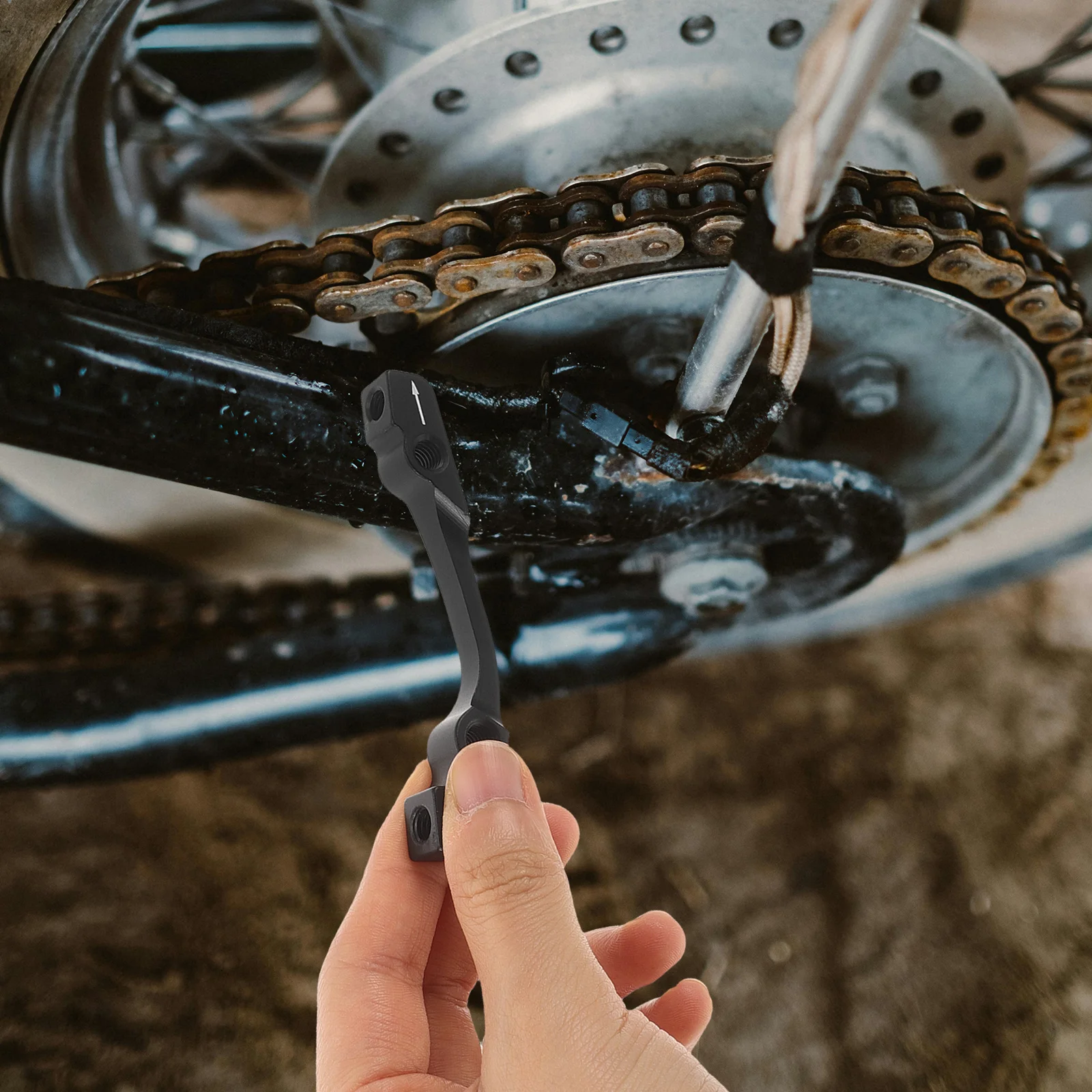 

Disc Brake Caliper Mount Adapter B to A160mm B to A140mm Frame Bike Brake Converter Lightweight Durable Bracket for Road