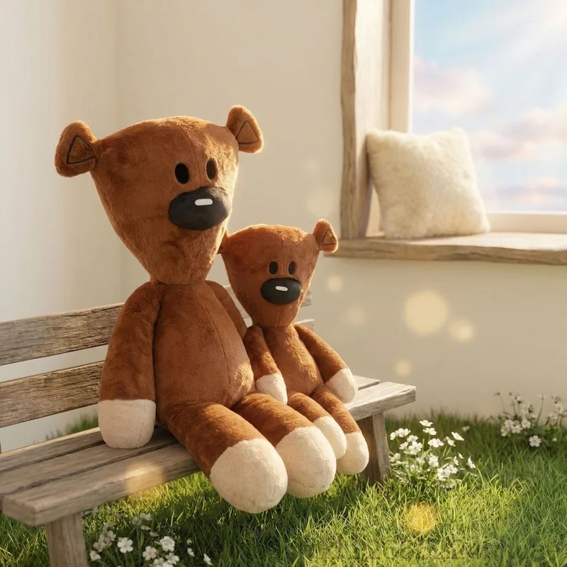 Mr Bean Teddy Bear Large Size Cozy Soft Plush Stuffed Toy Bedroom Sleeping Throw Pillow Home Decoration Gift For Adults