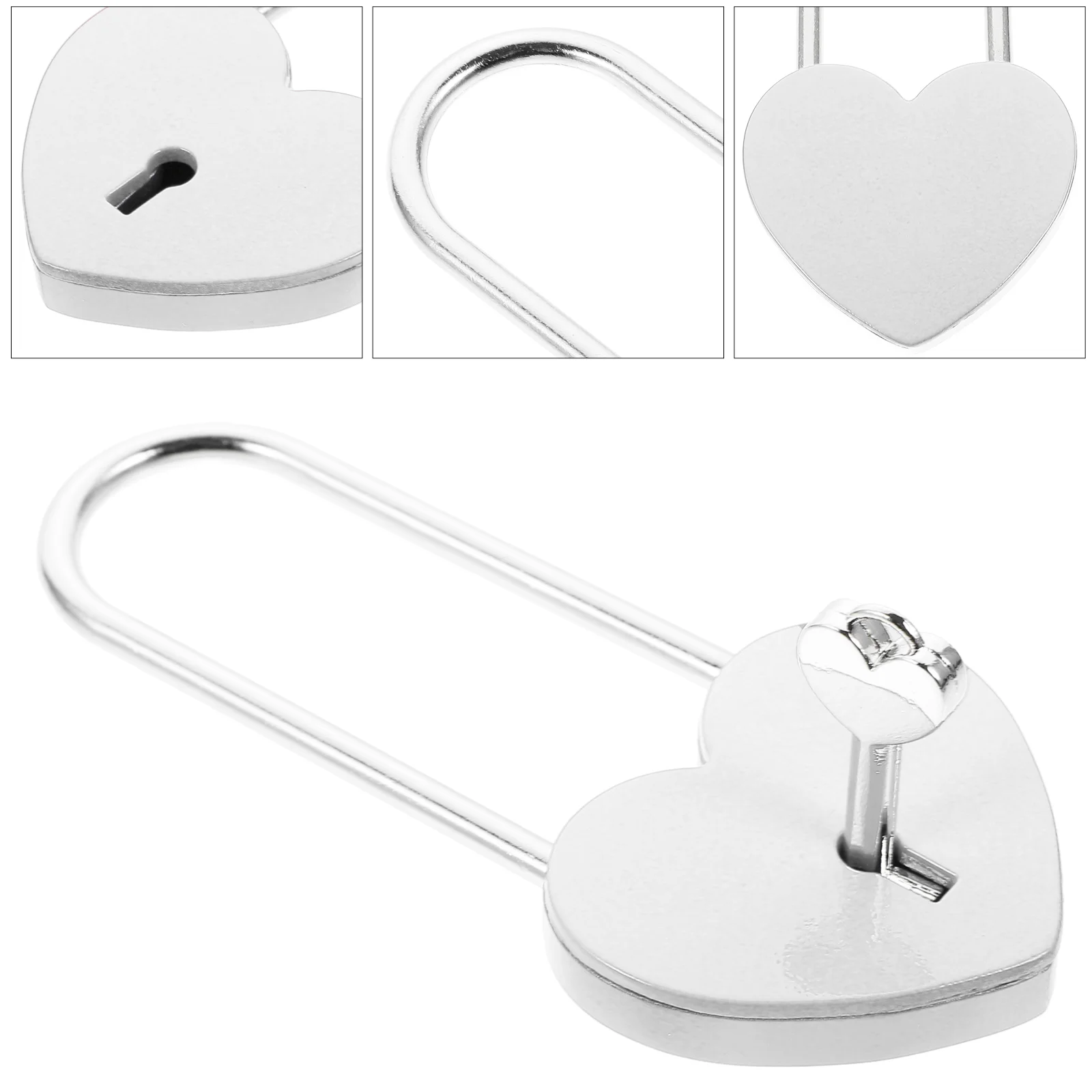 Love Lock Birthday Gift Padlock Decorations Rust-proof Multi-functional Zinc Alloy Cabinet Durable Diary