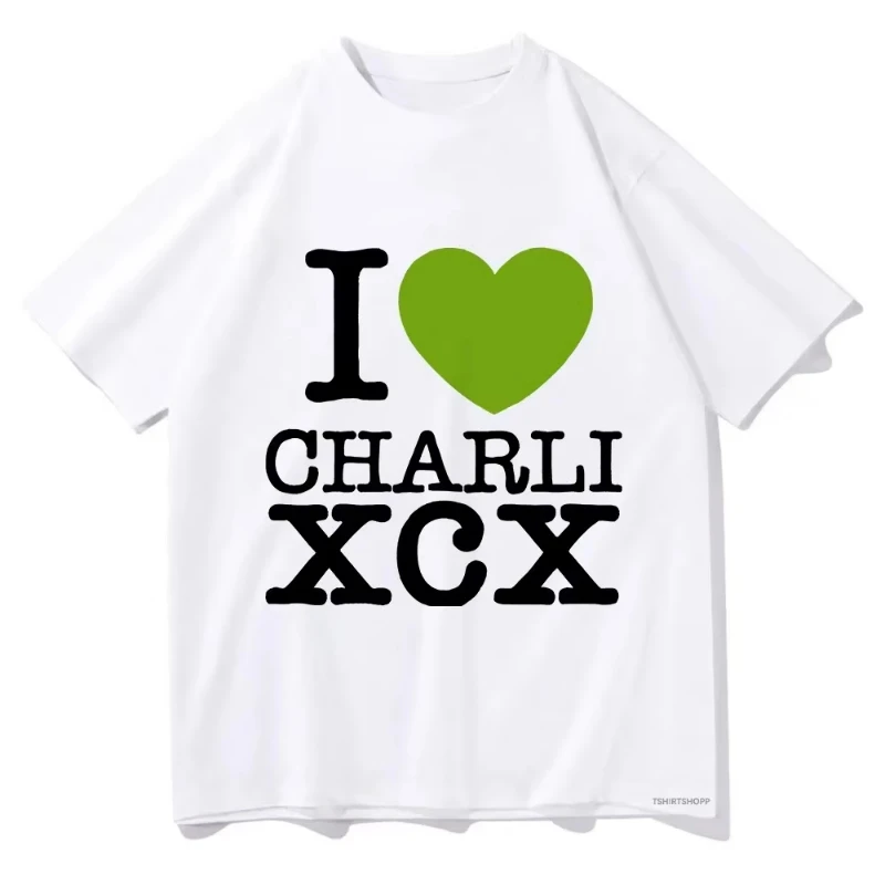 Charli Xcx mit Special Guest Shygirl T-Shirts Brat Album 2025 Tour Herren/Damen Kleidung Ästhetisches Unisex Streetwear Baumwoll-T-Shirt