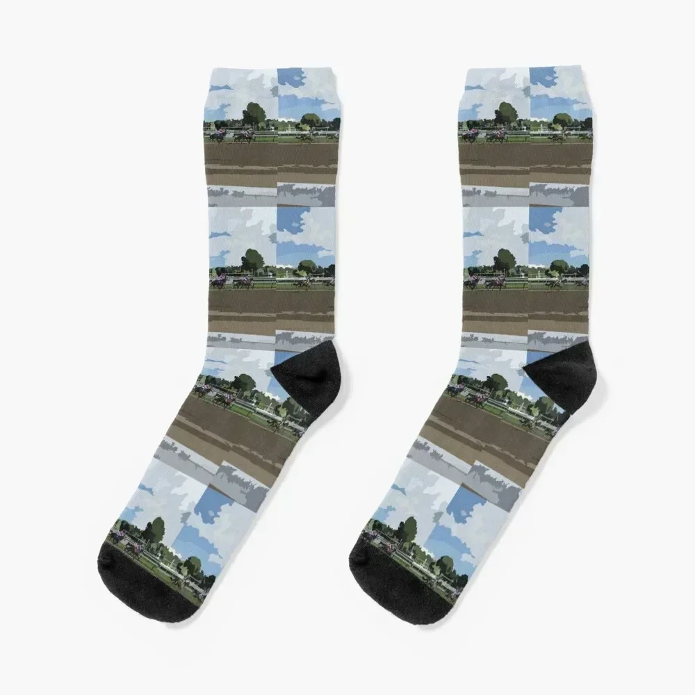 Saratoga Race Track Socks basketball gift Socks Female Men's