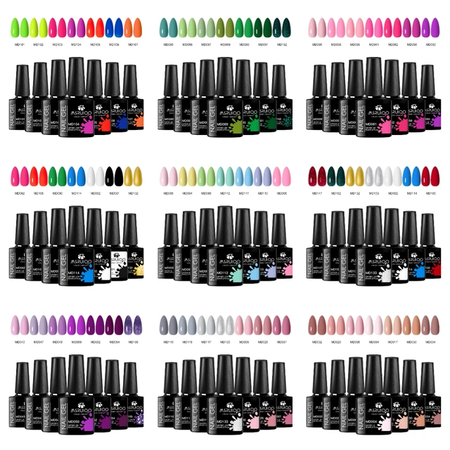 7-częściowy zestaw żelowych lakierów do paznokci DIY Nail Art Design All For Decoration Soak Off UV Gel Long Lasting Manicure Painting Gel Vernis Kits