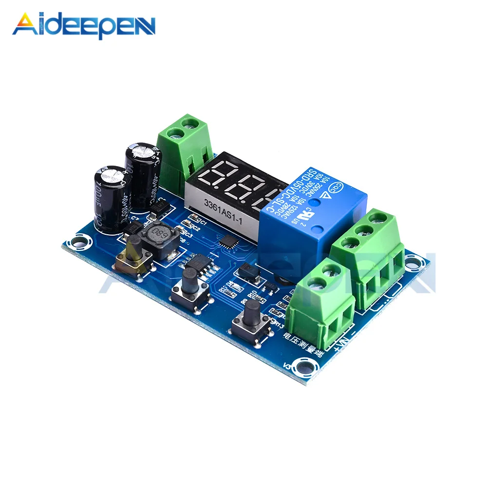 DC6-40V Battery Charge Discharge Switch Module Undervoltage Overvoltage Protection Board Auto Cut Off Disconnect Controller