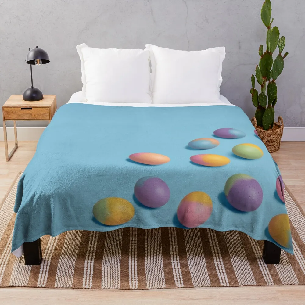 

Easter Eggs Throw Blanket Luxury Thicken Personalized Gift sofa bed Cute Blankets