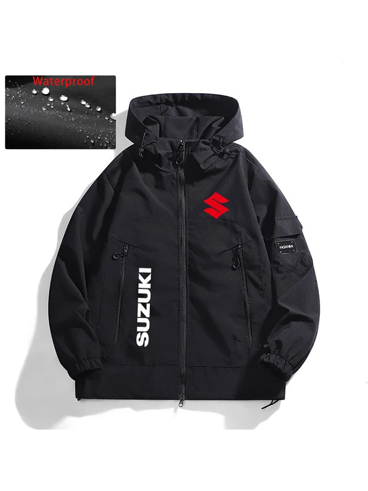 AliExpress Suzuki Men's Windproof And Waterproof Motorcycle Protective Jacket For Racing - Jirou Endurance Race Outdoor Cycling Camping Sport Garm