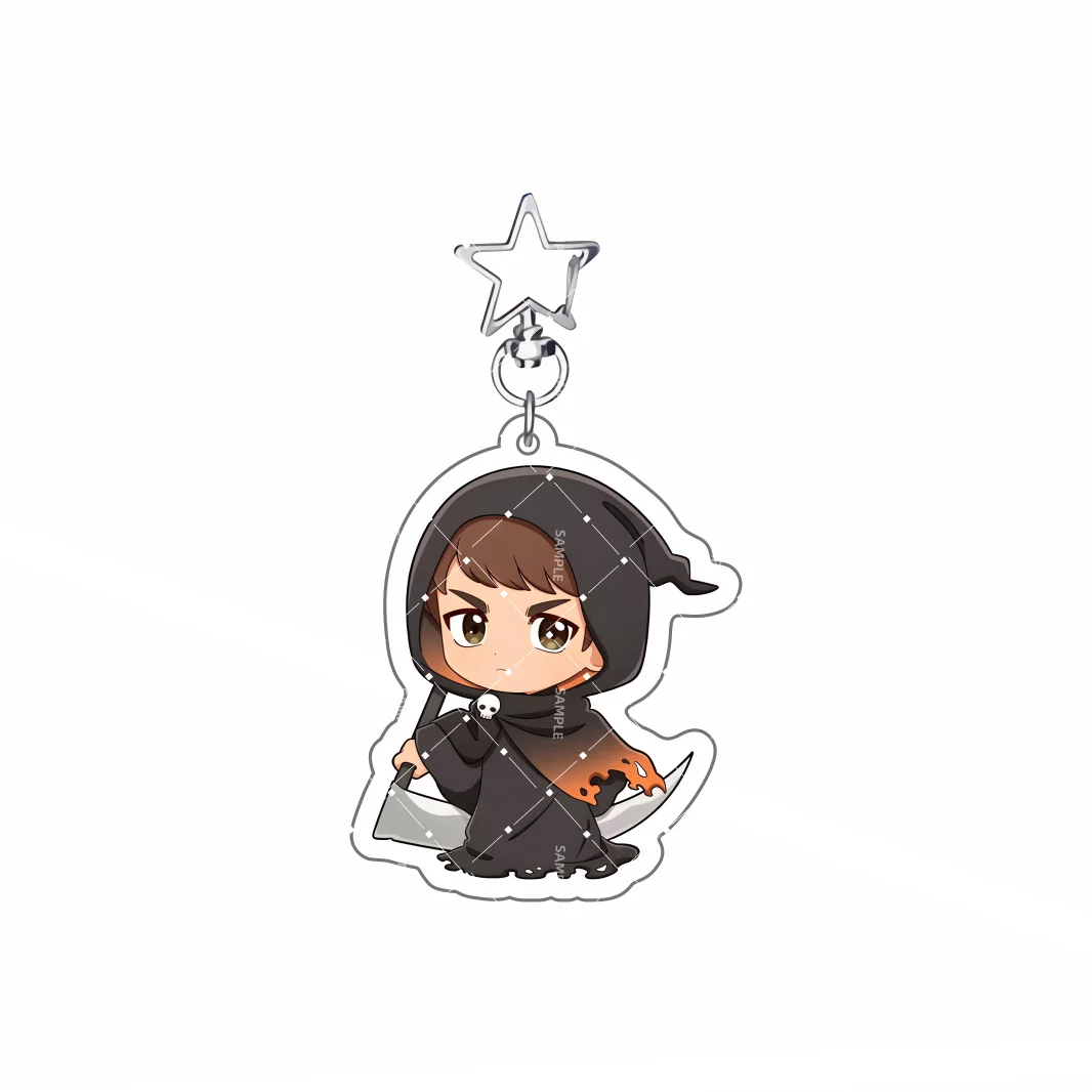 Ace of Diamond Halloween Ver. 6CM Acrylic Keychain Anime Table Decor Collection Desk Display Ornament Gift For Fans