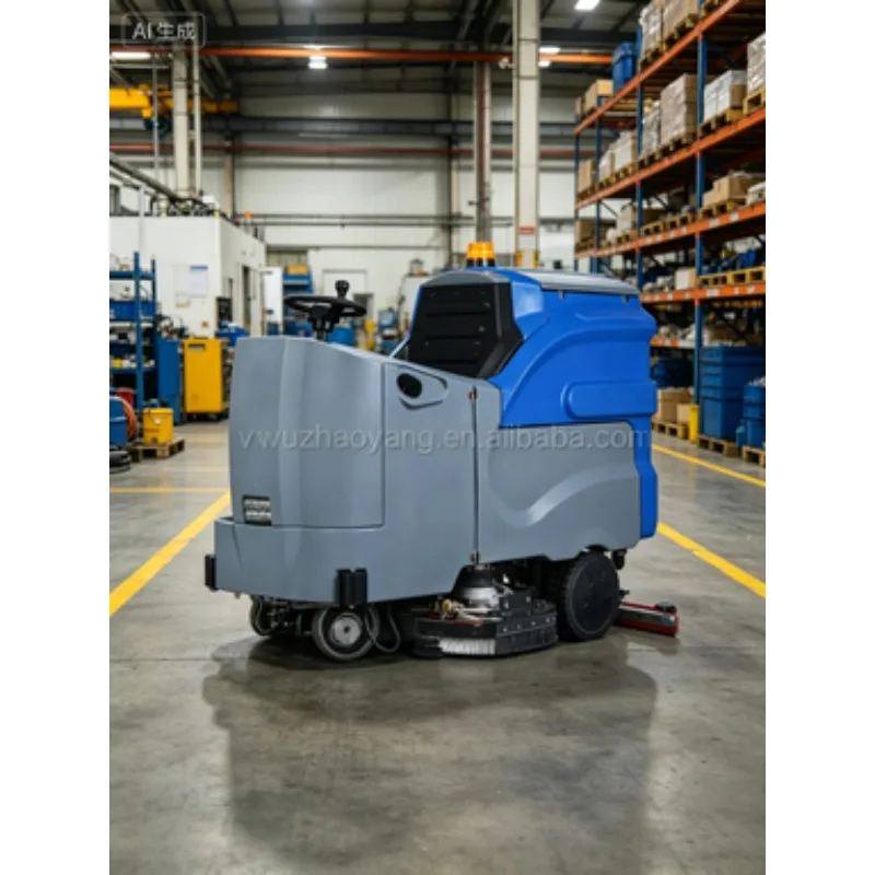 

Easy-to-Operate Automatic Walk-behind Floor Scrubber Battery Powered for Concrete and Rough Surface Scrubbing in Industrial Site
