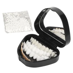 Temporäres Zahn reparatur set formbare Falsch zähne Thermo montage perlen für Cosplay