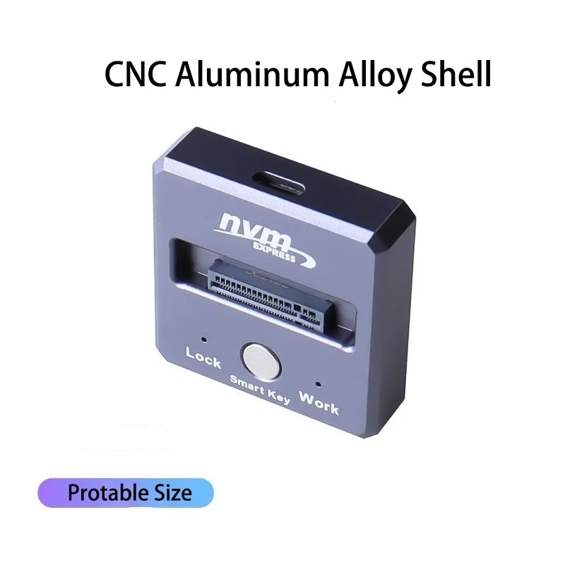 10Gbps M2 SATA NVMe to USB 3.1 Docking SSD Adapter M.2 Case JMS583/9210B Chip for 2230 2242 2280 22110 M2 SSD Enclosure Base