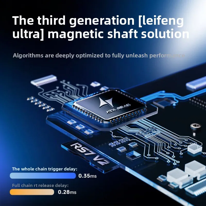 ATK RS7 V2 لوحة مفاتيح ذات محور مغناطيسي فائق من سبائك الألومنيوم علوية/نواية فليكس هيكل مزدوج 8K زمن انتقال منخفض لوحة مفاتيح ألعاب مخصصة #3