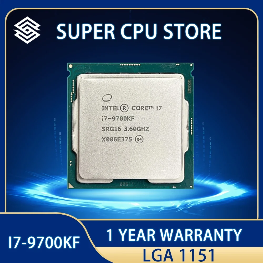 Core i7-9700KF i7 9700KF  CPU Processor 12M 95W PC Desktop 3.6 GHz Eight-Core Eight-Thread LGA 1151